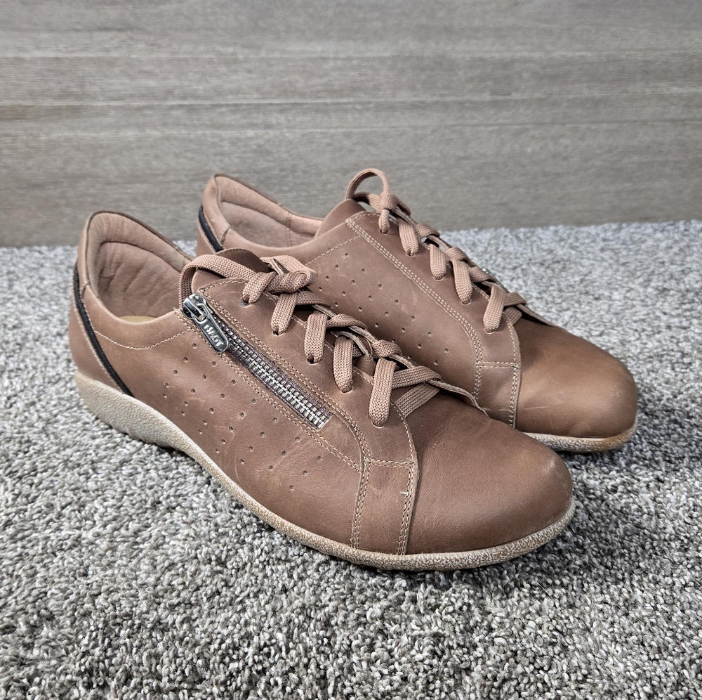 Naot Moko Brown Casual Sneakers with Zipper Detail NEW size EU 40 (US 9-9.5)